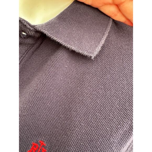 Vintage 90s Ralph Lauren Women’s Navy Blue Polo Shirt Medium - Picture 7 of 9